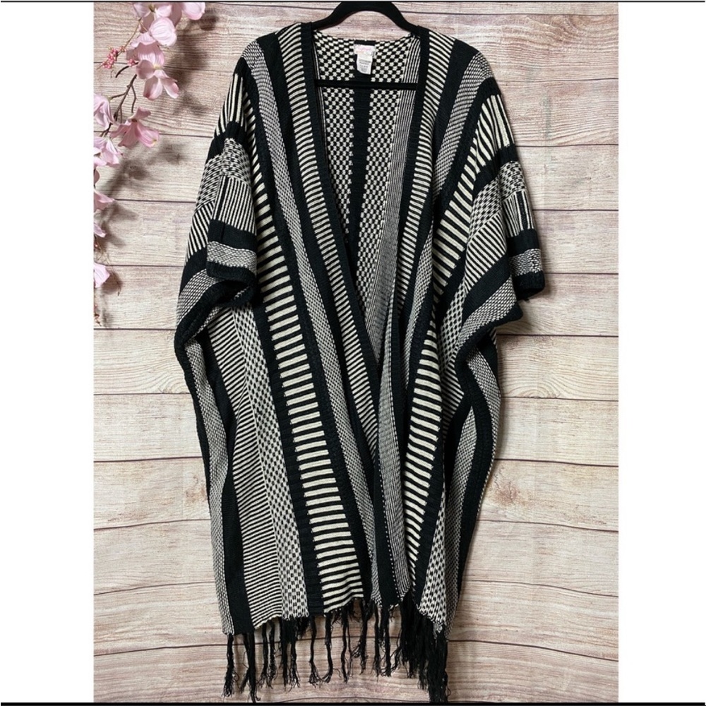 Free People Fringe Kimono sweater